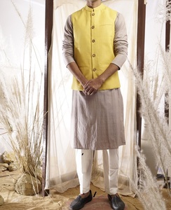 Ensemble veste et kurta ethnique Sunshine pour HOMMES - Product Image 2