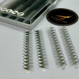 Extensiones de Pestañas de Marca Privada, Bandejas de Pestañas Ultra Rápidas, Fans de Volumen Preformados 3D-20D, Pelo Sintético Negro Mate Cachemira - Product Image 3