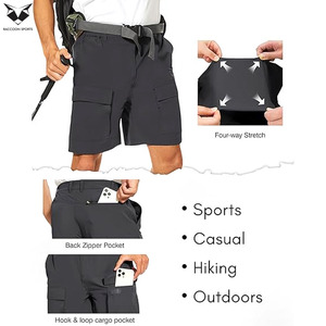 2026 Trendy Product OEM Service Fishing Shorts Waterproof Tactical Cargo Shorts Breathable Performance Fishing Clothing for Men - Product Image 6