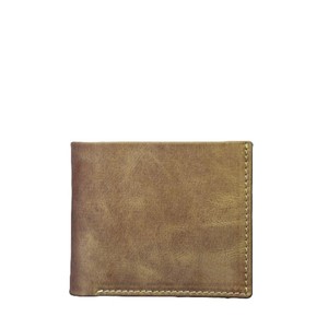 Camel Genuine Leather Men Wallet Vintage <b>Bifold</b> Compact Card Case Cash Slot Flap Photo ID Holder Snap Button Coin Pocket <b>Purse</b> - Product Image 1