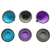 Gobelet pliable multifonctionnel de 260 ml en silicone durable pour les voyages
