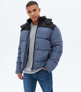 OARH INT INDUSTRY <b>Men's</b> Waterproof Windproof Breathable Eco-Friendly Puffer <b>Jacket</b> Hood Zipper Closure 100% Polyester Winter - Product Image 5