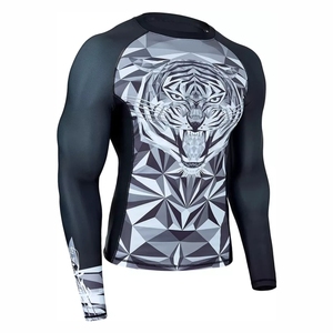 Rashguard de Compresión para Hombre, Sublimado, Transpirable, UPF50+, de Alta Calidad, para BJJ y MMA, Marca Fortleo - Product Image 1