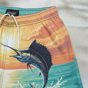 Quick Dry Sports Mesh Shorts Double <b>Layer</b> Shorts Patchwork Footy Lightweight Basketball Shorts - Product Image 4