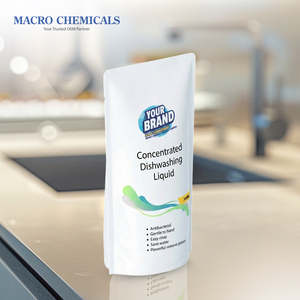 Liquide vaisselle concentré OEM de qualité supérieure, fournisseur malaisien, haute efficacité, dégraissant, nettoyant antibactérien, pochette de 700 ml - Product Image 2