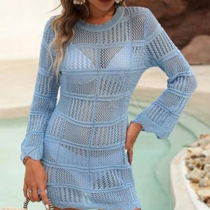 Cubierta de Traje de Baño de Alta Calidad con Diseño Arenero y Elegante para Comodidad en el Resort - Product Image 5