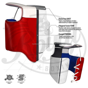 Protecteur de poitrine de boxe ultra-léger de haute qualité protecteur de corps en cuir de haute protection sécurité sportive - Product Image 2
