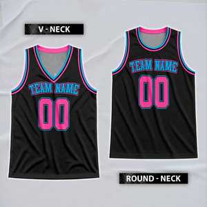 Conjunto de Camiseta de Baloncesto Reversible Personalizada con Nombre, Número y Uniforme de Equipo, Impresión Sublimada, Unisex, para Adultos, Todas las Temporadas, 100% - Product Image 3