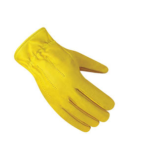 Gants de sécurité en cuir de vache de Sialkot, couleur personnalisable, taille personnalisable, logo personnalisable, produit de haute qualité. - Product Image 4