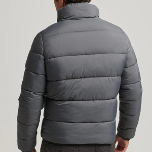 Chaqueta acolchada informal de color sólido para hombre, ropa de calle, nueva moda, chaqueta acolchada a prueba de viento para hombre - Product Image 2