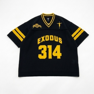 เสื้อถักโอเวอร์ไซส์ผู้ชายขายส่ง ปักโลโก้ตามสั่ง ผ้าฝ้าย 100% ระบายอากาศได้ดี ไม่เป็นขุย แขนสั้น - Product Image 2