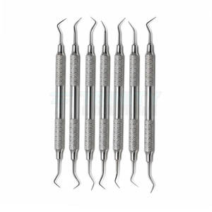 Juego de Curetas Gracey de Alta Calidad, Fabricadas Profesionalmente en Acero Inoxidable, Juego de Curetas Gracey con Mango Hueco - Product Image 2