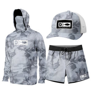 Sudadera de Pesca con Camuflaje Personalizado, Manga Larga, Secado Rápido, con Capucha y Protección Facial, Ropa para Pesca al Aire Libre - Product Image 1