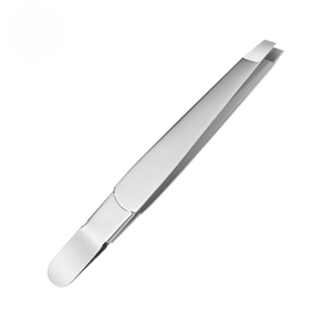 Pinzas de Acero Inoxidable de Alta Calidad para Cejas y Pestañas, Pinzas de Maquillaje para Cejas con Empaque - Product Image 1