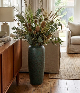 Floor-<b>Standing</b> Decorative Large <b>Vase</b> Ornament Vintage Simple Distressed New Indian Style Sturdy Durable Home Dried flower <b>vase</b> - Product Image 3