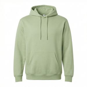 Sudadera con Capucha de Alta Calidad 2025 al por Mayor para Hombre, Sudadera Informal de Color Sólido, Transpirable, con Diseño de Logotipo Personalizado y Color Personalizado - Product Image 1