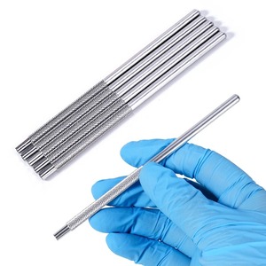 6 Espejos Dentales Ergonómicos Manuales con Mango de Acero Inoxidable Antideslizante, Desmontables, Universales, para Dentistas y Laboratorios - Product Image 6