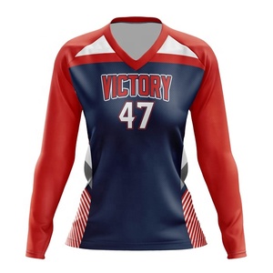 OEM Jersey de voleibol diseños torneo de voleibol uniforme de diseño de las mujeres al por mayor de voleibol uniforme de manga larga Jersey - Product Image 4