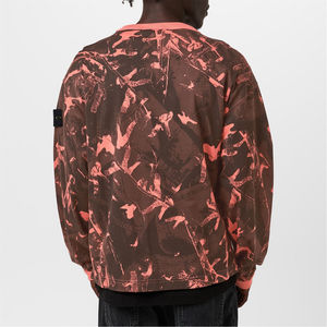 Wholesale Customized Sublimation Print 100% Cotton <b>Fleece</b> Breathable Long Sleeve Crewneck Solid Winter Men <b>Sweatshirts</b> High - Product Image 5