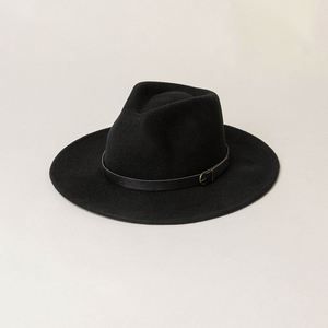 Sombrero Fedora de Lana Casual y Elegante para Otoño/Invierno con Hebilla Decorativa Retro y Borde de 7cm - Product Image 2