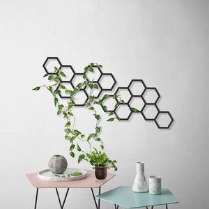 Magnífica decoración de pared de metal para interiores contemporáneos, elegante escultura colgante de hierro para decoración de pared. - Product Image 5