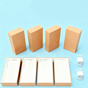 Factory Wholesale High Quality Blank White Cardboard <b>Box</b>, Luxury Mobile Phone Packaging <b>Box</b> for Retail Sale - Product Image 3