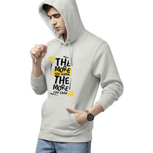 Vente en gros de sweats à capuche en molleton pour hommes, couleur unie, décontractés, respirants, coupe-vent, tricotés, avec logo personnalisé, 100% coton - Product Image 2