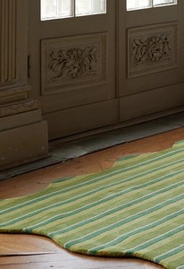 Alfombra Moderna de Lana con Diseño Geométrico, Hecha a Mano, Rectangular, Única, para Decoración del Hogar y Uso en Picnics, Venta al Por Mayor - Product Image 3