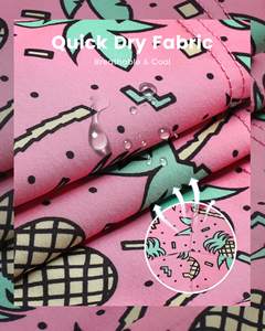 กางเกงชายหาดชาย กางเกงว่ายน้ำ แห้งเร็ว ลายดอกไม้ น้ำหนักเบา ระบายอากาศได้ดี กันน้ำ ผ้าทอ มีเชือกผูกเอวยางยืด - Product Image 5