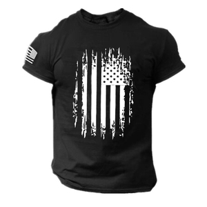 T-shirts décontractés tendance pour hommes, coupe ample, imprimés numériques graphiques vintage personnalisés, vêtements tissés 100 % polyester - Product Image 4