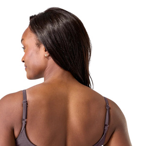 Womens Seamless Strappy Sports Bra Yoga Fitness Activewear Soft Stretch Support Lightweight Training <b>Top</b> <b>Black</b> Garnet Color - Product Image 6