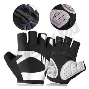 Summer New Half-Finger Cycling Gloves Breathable and Non-Slip for Outdoor Road <b>Bike</b> Sports Fitness Protective Gear - Product Image 5