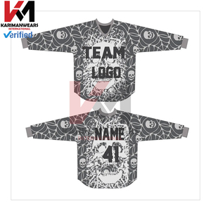 เสื้อทีมเพ้นท์บอล ผ้าเนื้อนุ่มยืดหยุ่น ระบายอากาศได้ดี พร้อมแผ่นระบายอากาศ  โลโก้พิมพ์แบบซับลิเมชั่น  ปรับขนาดได้ เหมาะสำหรับการแข่งขัน - Product Image 5