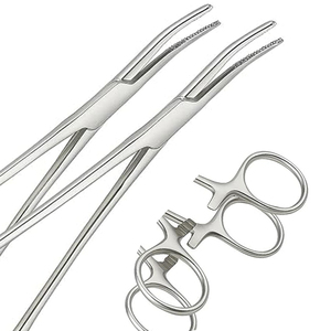 5.5 Inch Forceps Stainless Steel Clamp - Straight Edge <b>Precision</b> <b>Tool</b> for Veterinary, and Hobby Use - Product Image 2