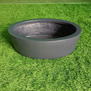 Maceta Clásica Pequeña para Plantas de Interior, Uso Directo, Plantas Artificiales, Ligera, Duradera, Hecha a Mano con Fibra - Product Image 1