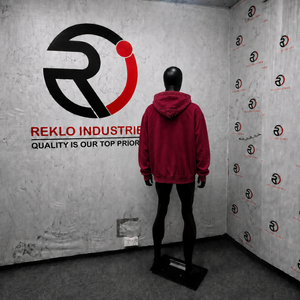 Sudadera con capucha y cremallera para hombre, color granate, con estampado de dibujos animados, estilo urbano, de forro polar, con bolsillo y parche de bandera estadounidense, en oferta. - Product Image 4