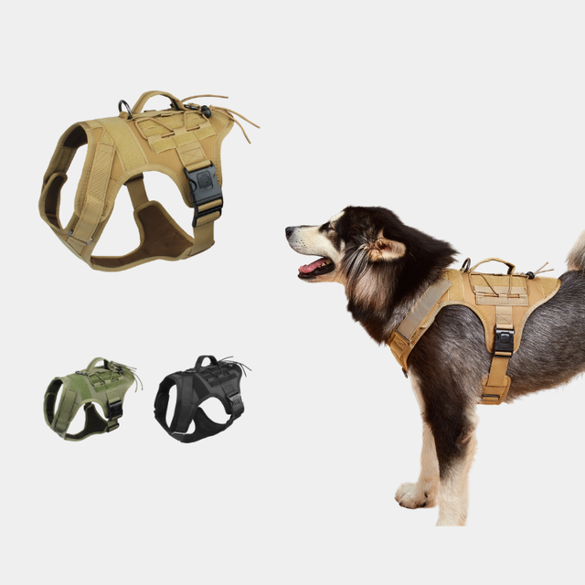 Hot Selling Adjustable Tactical Dog Vest Harness Working Dog Training Gear and Personal Defense Equipment for Pets' Travel