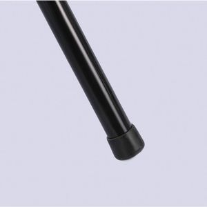Eleganti 6 Sedie Pieghevoli in Ferro e PVC Nere per Conferenze ed Esposizioni - Product Image 4