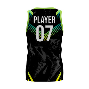 Maillot de basket-ball unisexe sur mesure pour adultes, taille plus, nom de l'équipe imprimé par transfert thermique, respirant, vêtements d'entraînement de basket-ball - Product Image 5