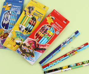 Lot de 8 crayons coréens Pokémon, mine B aléatoire, crayons à papier graphite pour enfants, papeterie scolaire, anime, vente en gros pour distributeurs - Product Image 1