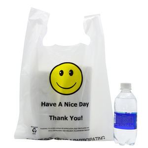 Hot Sale High Quality Factory Manufacture Custom Poly T-shirt <b>Bag</b> Hdpe / Ldpe / <b>Compost</b> Material Plastic Supermarket <b>Bag</b> Tote - Product Image 4