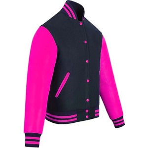 Veste universitaire unisexe personnalisée en laine 100% imperméable et coupe-vent avec design streetwear, vente en gros - Product Image 5