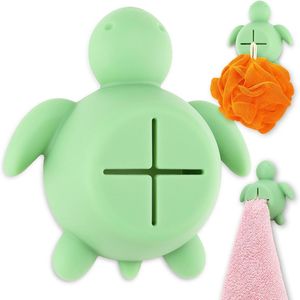 Divertenti Ganci per Asciugamani a Forma di Tartaruga Marina, Supporto Autoadesivo in Silicone, Regali di Natale per Donne, Uomini, Amici, Sorelle, Mamme - Product Image 1