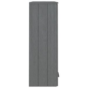 Top in legno massello di pino per HAMAR Highboard 33.5 grigio scuro "x 13.8" x 39.4 "Display & porcellana armadi - Product Image 5
