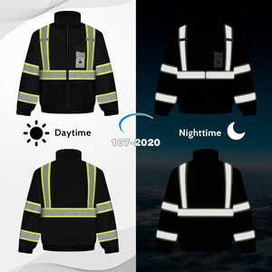 High Performance <b>Winter</b> Safety <b>Workwear</b> Clothing Jacket High Visibility Industrial Outerwear Manufacturer Supply - Product Image 4