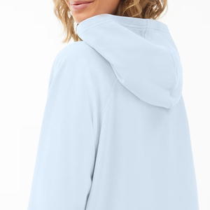 Sudaderas de alta calidad con mangas largas y hombros caídos para mujer, venta al por mayor, marca privada, sudaderas extragrandes para mujer con MOQ bajo. - Product Image 2