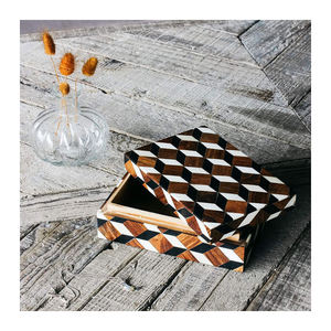 Nouveautés Boîte de rangement de bijoux personnalisée en incrustation d'os avec belle boîte de ligne de conception Boîte d'incrustation d'os disponible dans toutes les tailles - Product Image 6