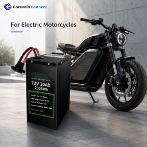 72V 30Ah LiFePO4 Lithium <b>Battery</b> Pack 2304Wh for Electric Motorcycle with Smart BMS - Product Image 1