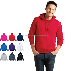 Sweat-shirt à capuche unisexe en polaire de grande taille européenne 280 g/m², logo OEM personnalisé, sweat-shirt sport vierge, sweat-shirt à capuche - Product Image 2