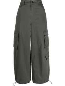 Pantalones Cargo para Mujer, Cintura Alta, Múltiples Bolsillos, Pantalones Casuales Holgados, Ropa Urbana, Cómodos para el Día a Día - Product Image 2